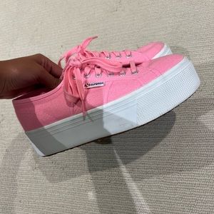 Neon Pink Platform supergas